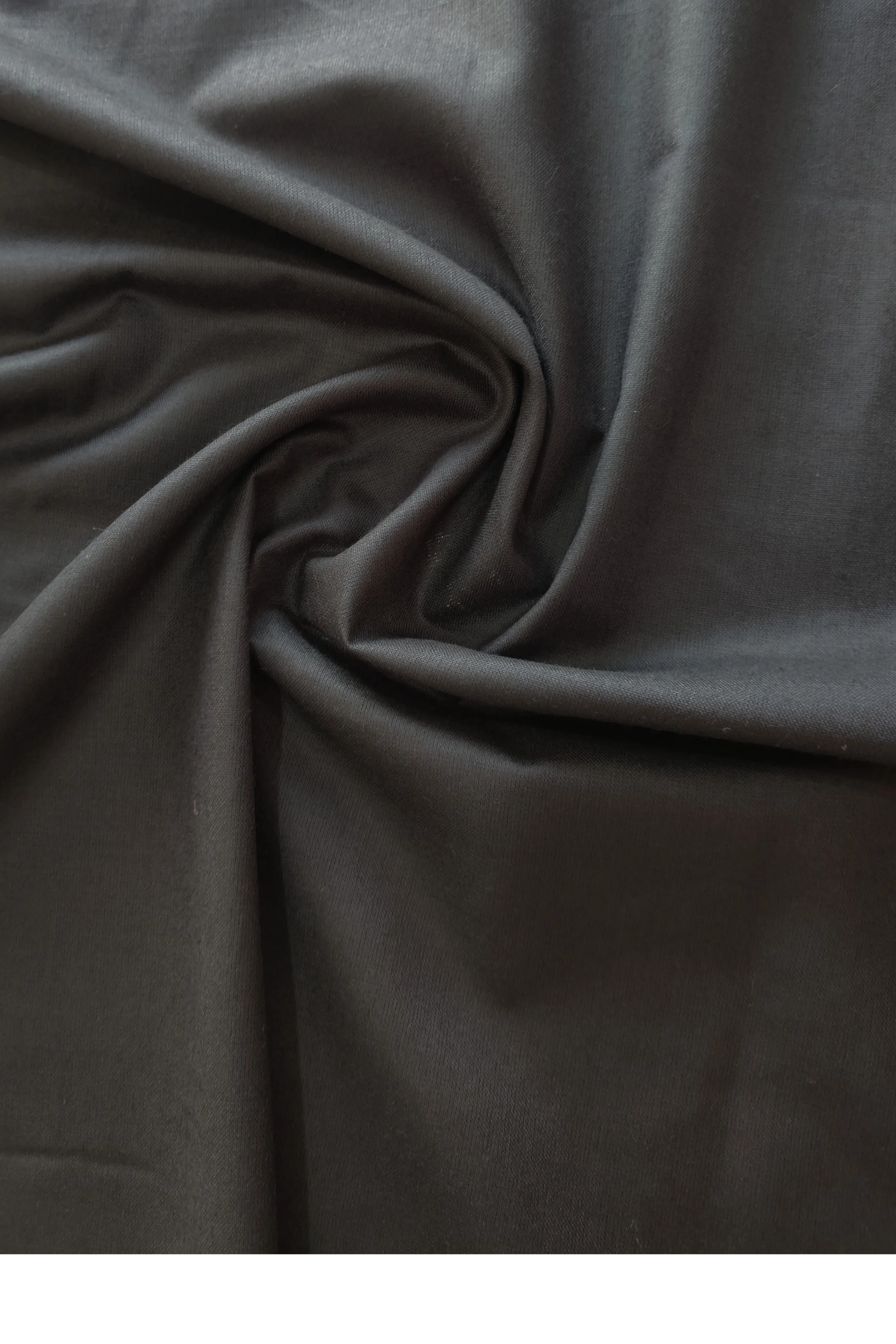 Classic Black Woollen Shawl