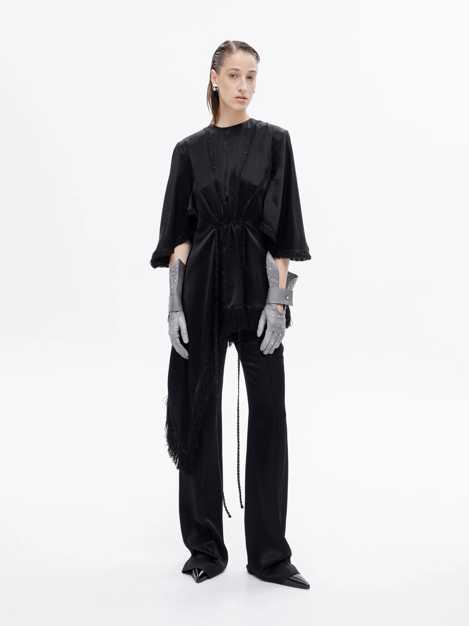CLASSIC LIGHT WEIGHT TROUSERS WITH SCARF