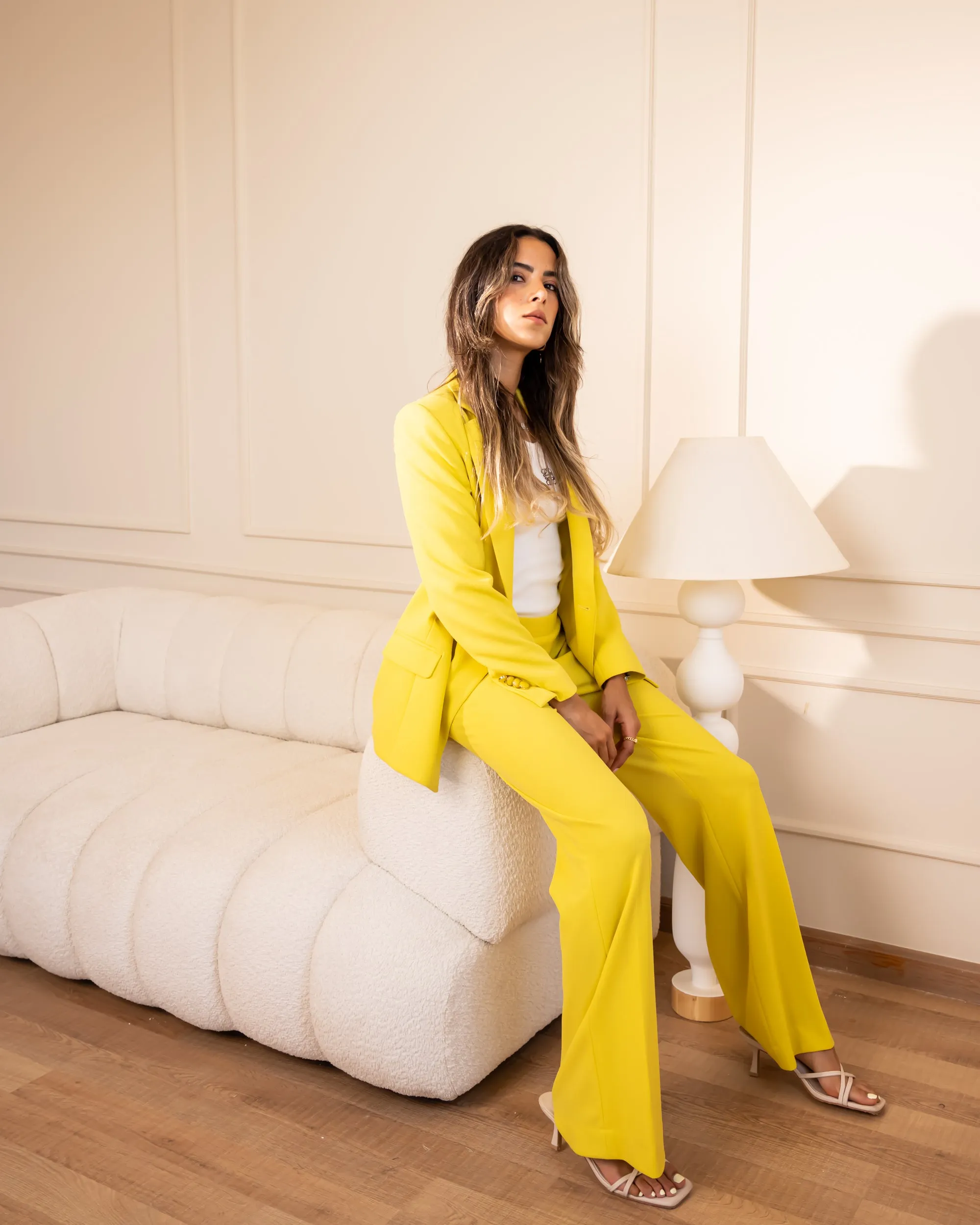 CLASSIC TROUSERS-YELLOW