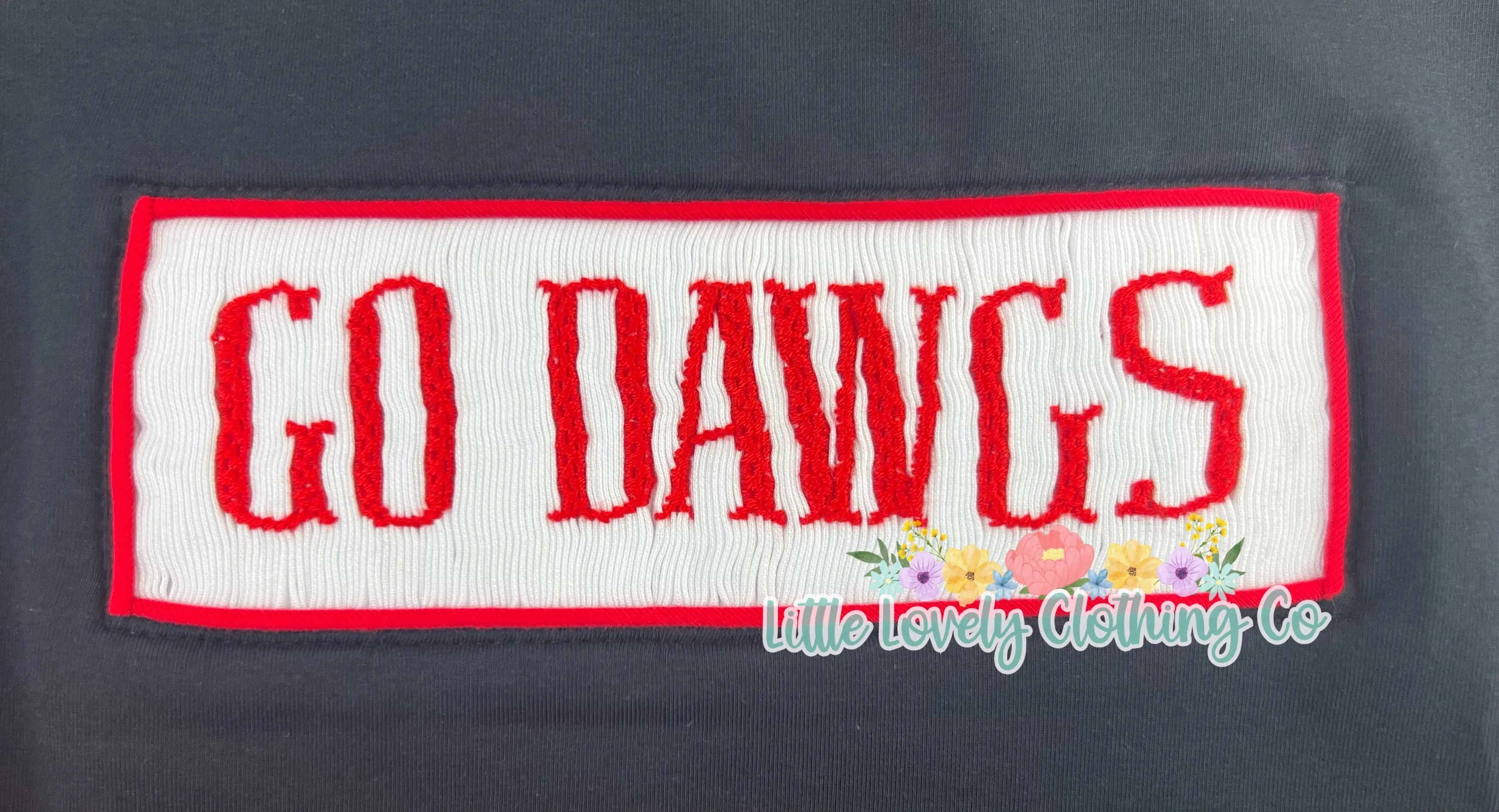 Go Dawgs Smocked Boys Set