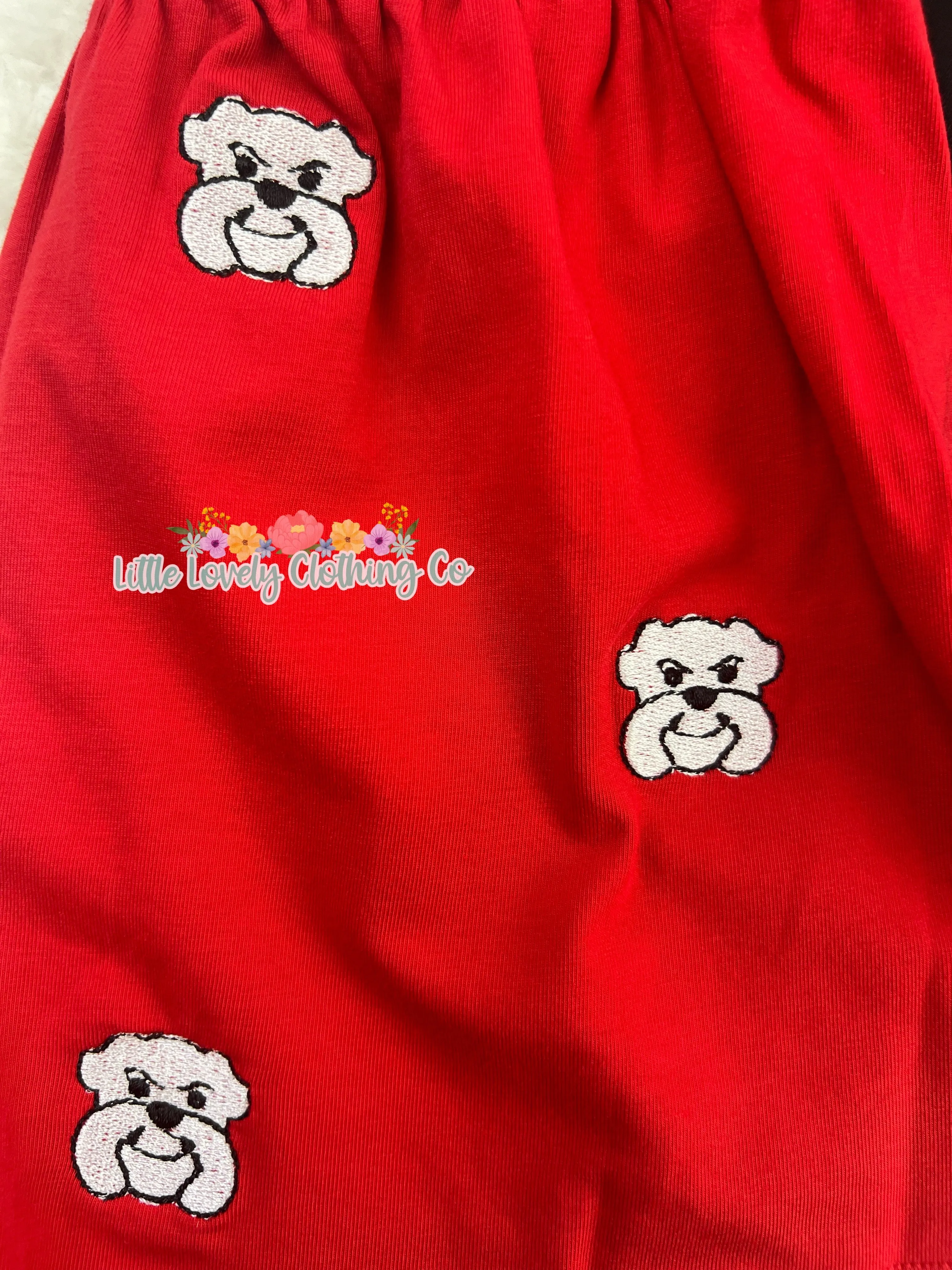 Go Dawgs Smocked Boys Set