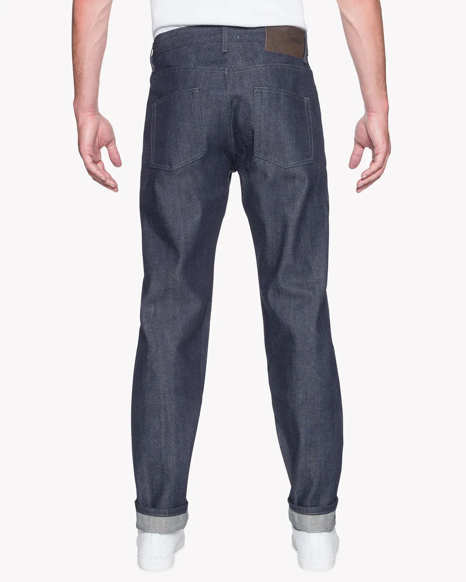 Naked & Famous Denim Easy Guy Relaxed Tapered Mens Jeans - Indigo Selvedge