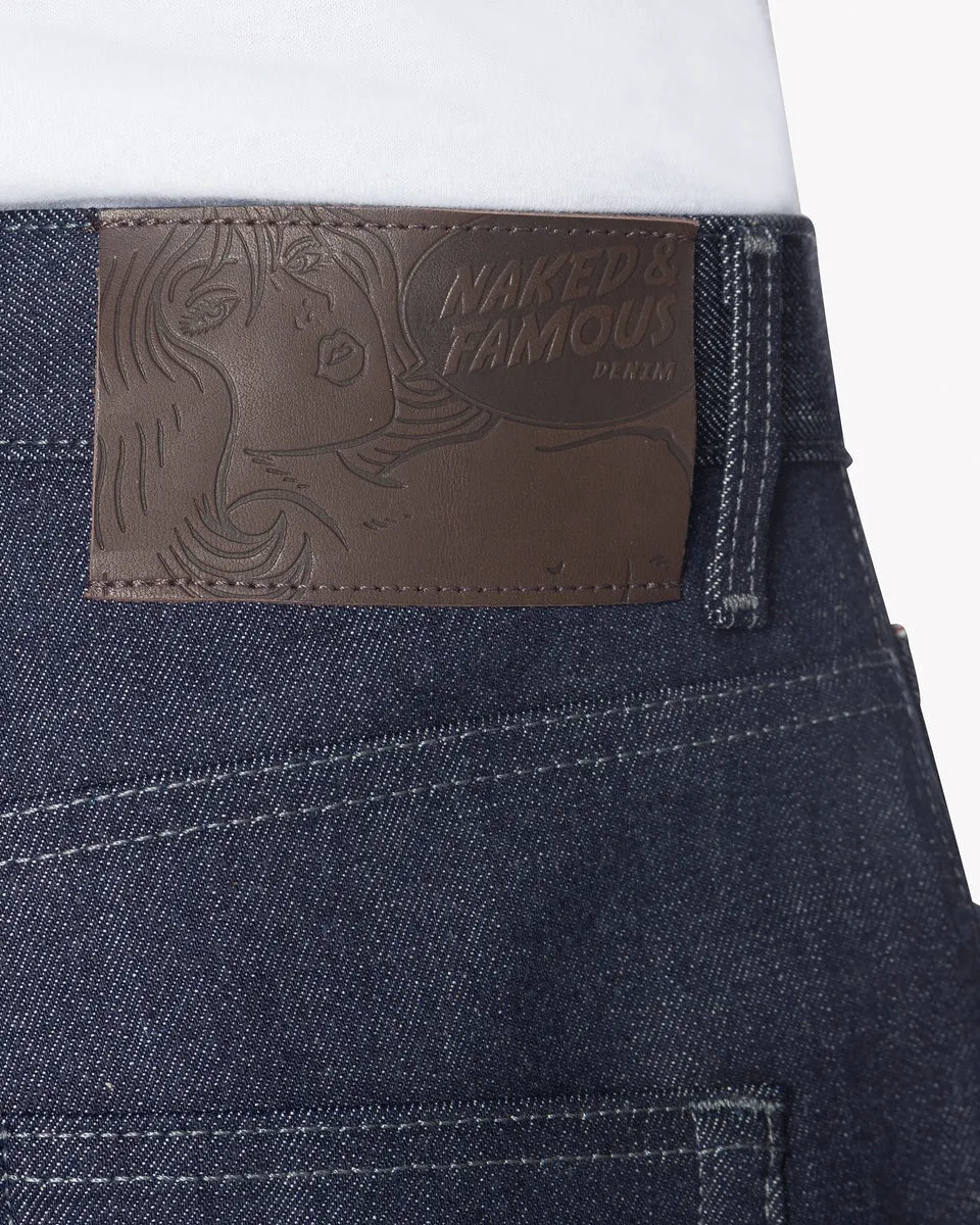Naked & Famous Denim Easy Guy Relaxed Tapered Mens Jeans - Indigo Selvedge