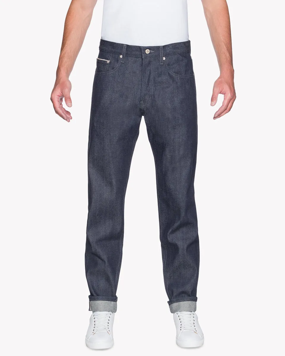 Naked & Famous Denim Easy Guy Relaxed Tapered Mens Jeans - Indigo Selvedge