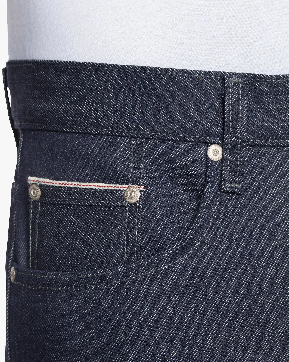 Naked & Famous Denim Easy Guy Relaxed Tapered Mens Jeans - Indigo Selvedge