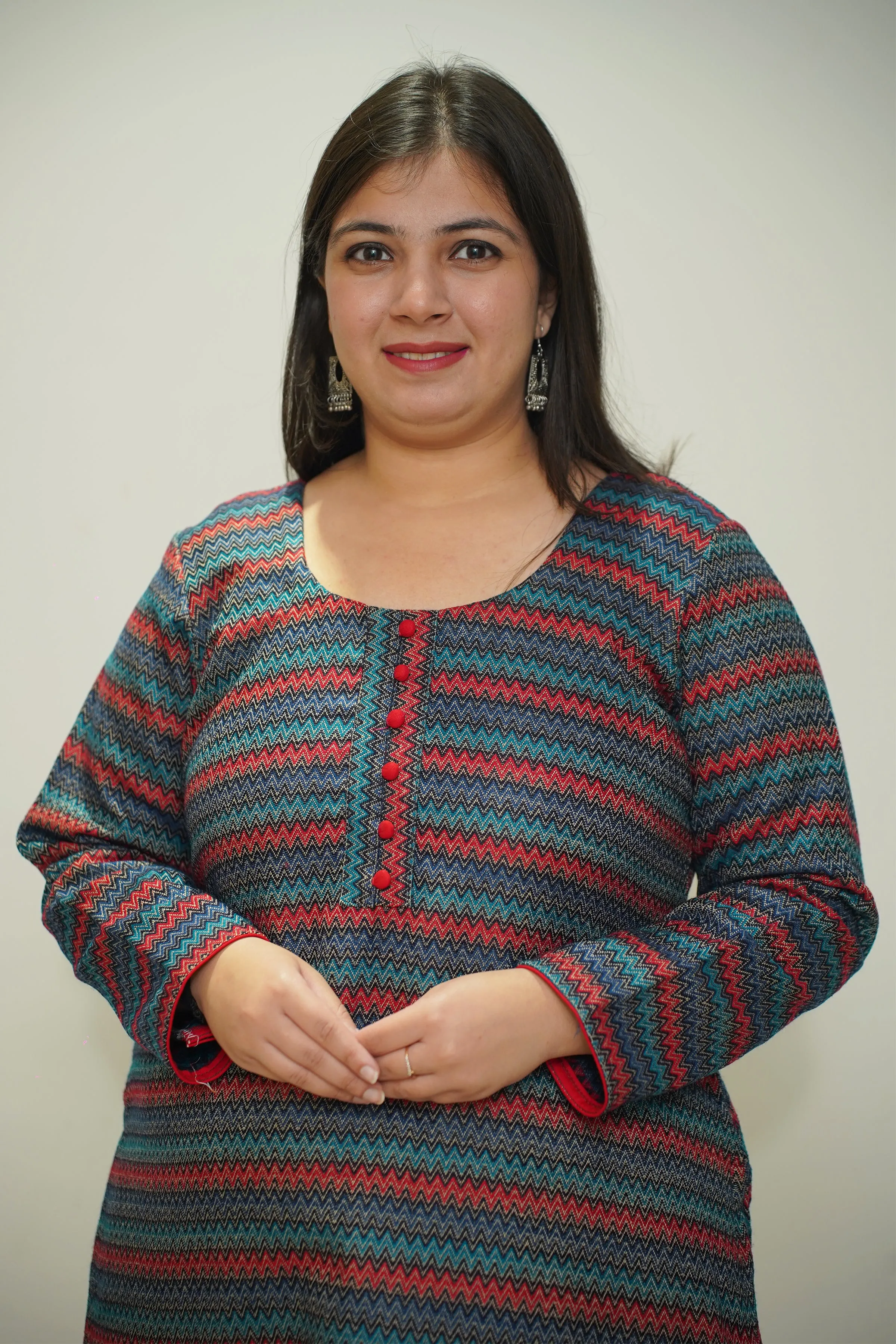 Nautical Flame Woollen Kurta