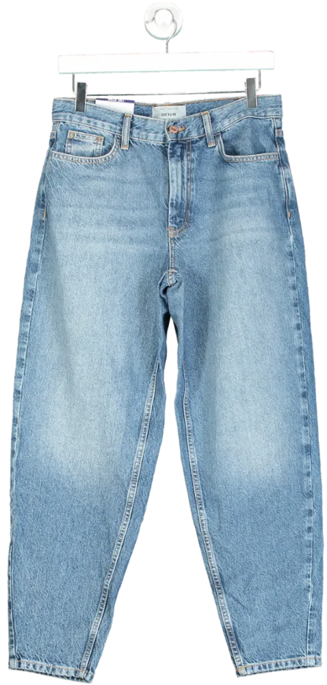 New Look Light Blue Barrel Leg Jean UK 8