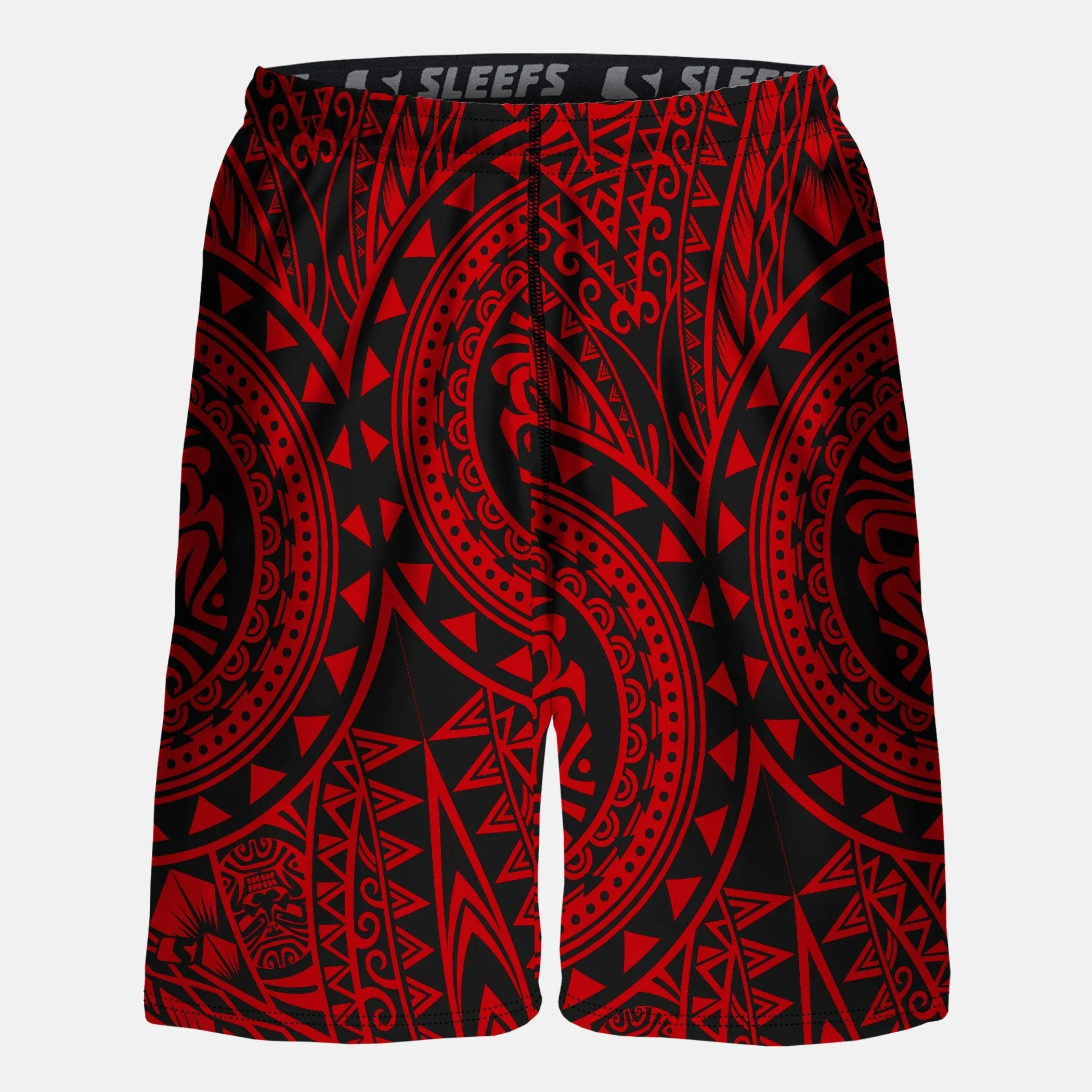 Oceanic Warrior Red Shorts