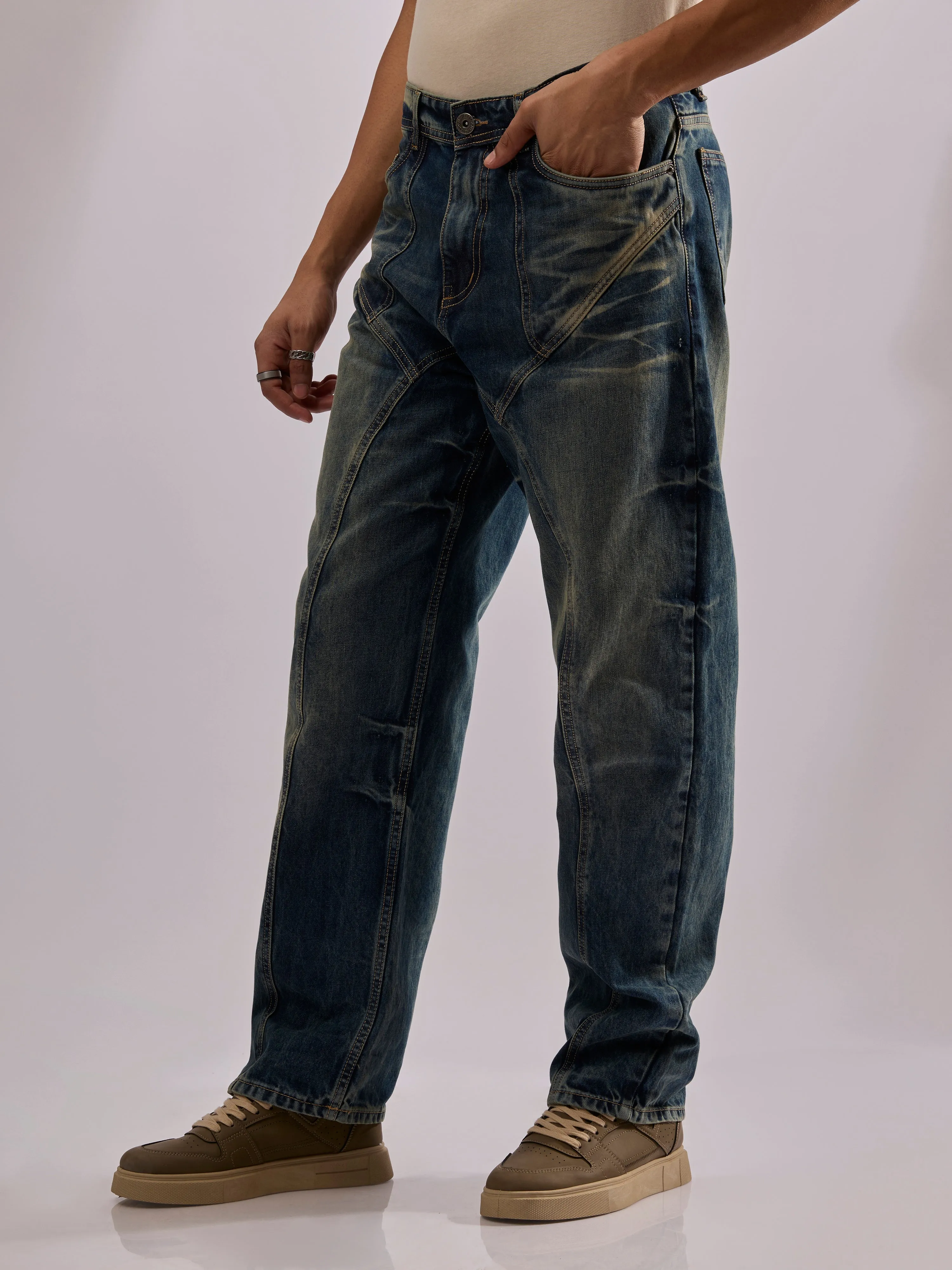 Tornix - Relaxed Fade jeans - Blue