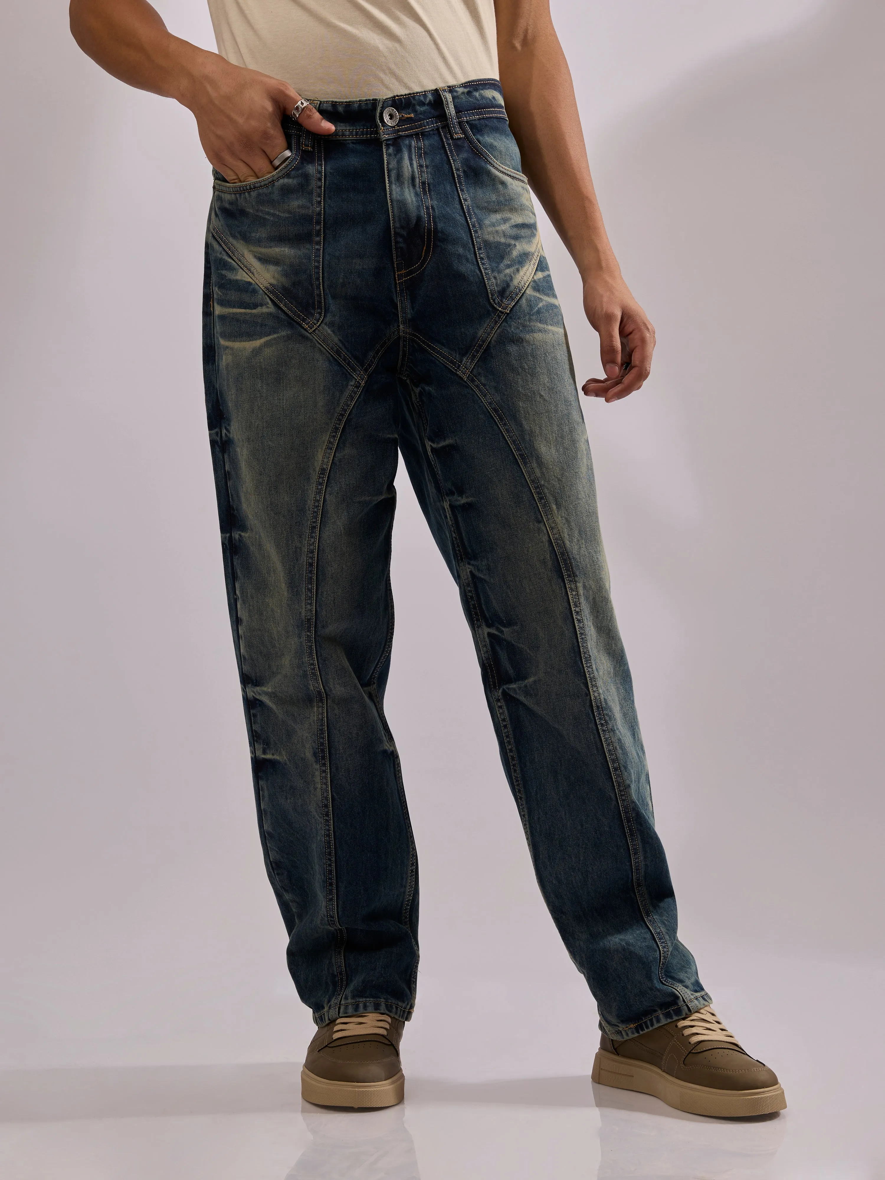 Tornix - Relaxed Fade jeans - Blue