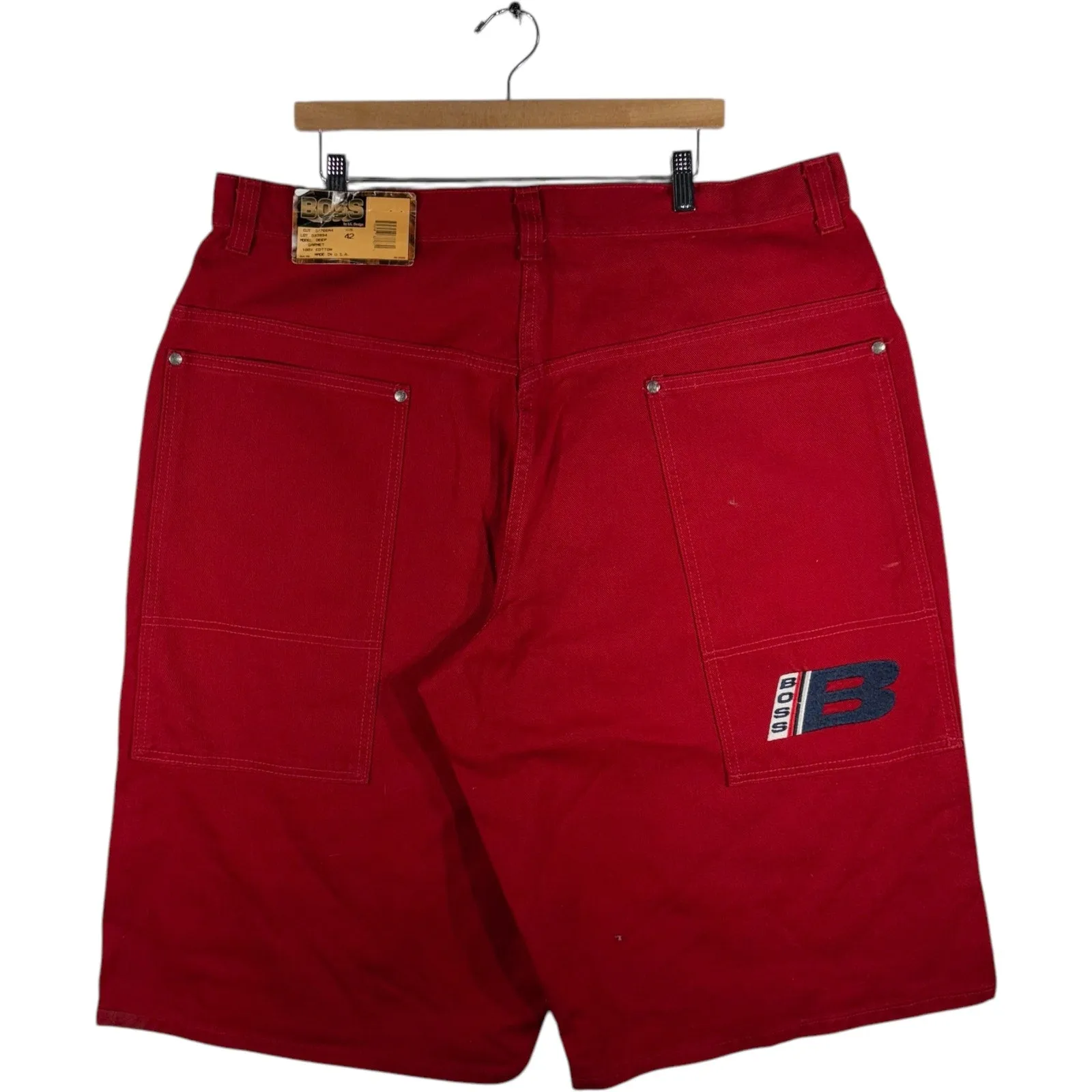 Vintage Boss Baggy Denim Chino Shorts 42