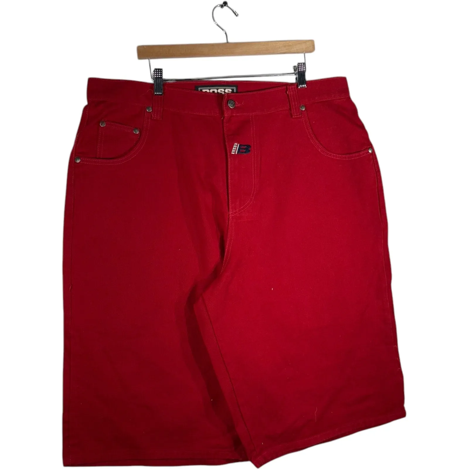 Vintage Boss Baggy Denim Chino Shorts 42