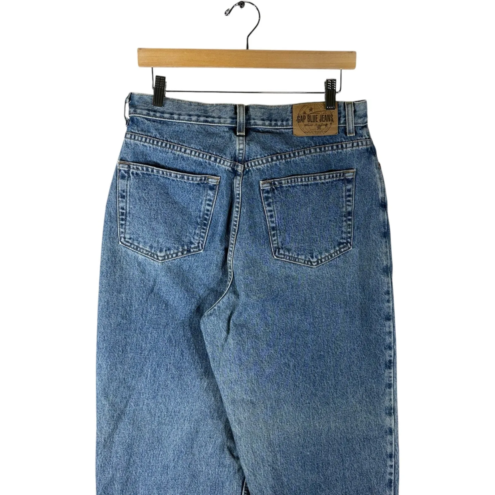Vintage Gap Reverse Denim Jeans 31x30