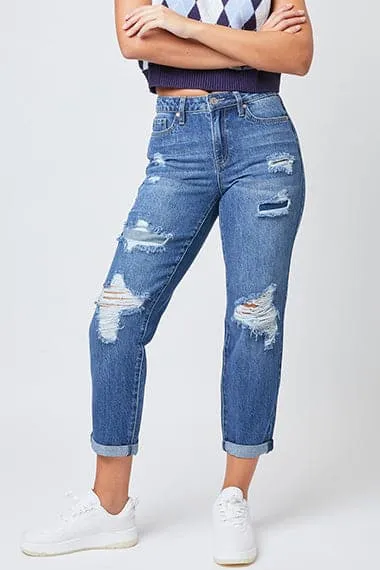 Womens Dream Easy Fit Boyfriend Jeans
