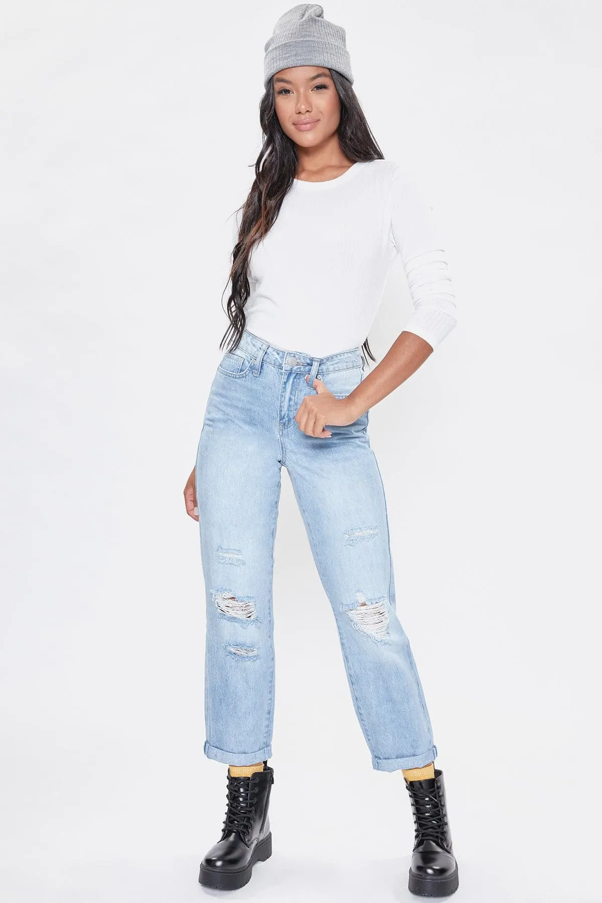 Womens Dream Easy Fit Boyfriend Jeans