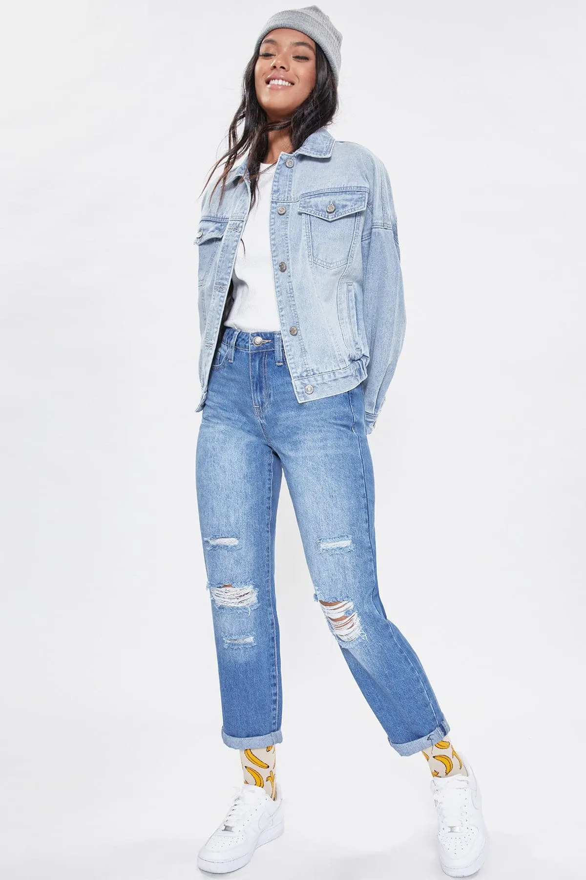 Womens Dream Easy Fit Boyfriend Jeans